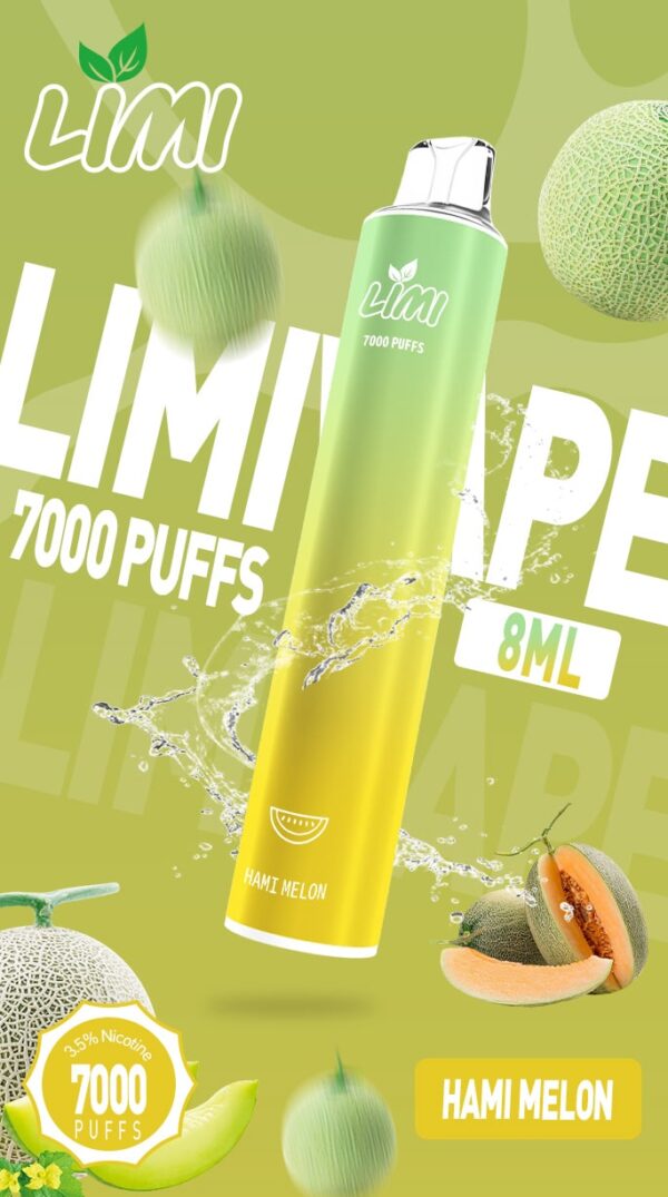 LIMI 7000口拋棄式電子煙｜大容量持久體驗