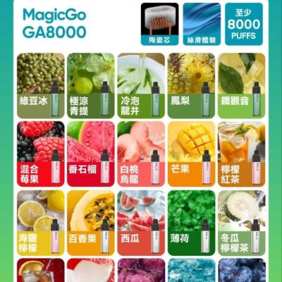RELX悅刻 GA8000口拋棄式 RELX悅刻 GA8000口拋棄式